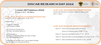 Discab Research Day 2022